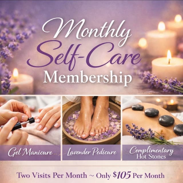 🌿 Monthly Self-Care Membership 🌿 at Cataleya's Nail Salon and Boutique in Phoenix, AZ